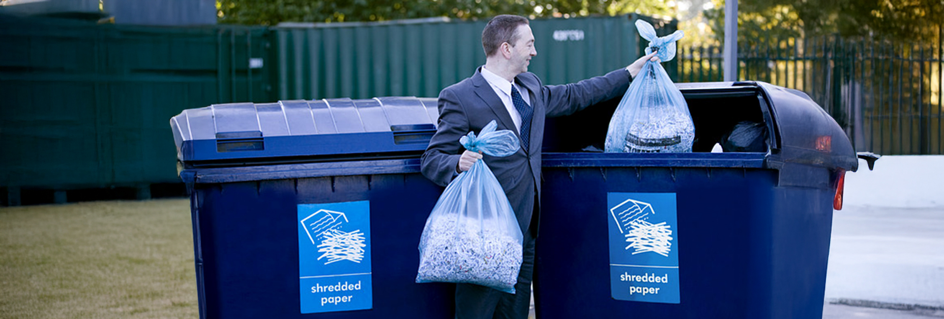 how to dispose of shredded paper​